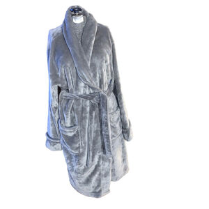 Women's PROLOGUE Gray One Size Plush Robe